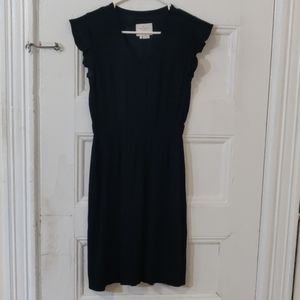 Kate Spade Ruffle Sleeve Dress in black